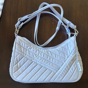 Vera Bradley Light Blue Quilted Mini Bag